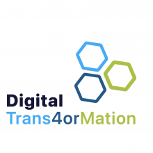 Digital Trans4ormation ''Business Solution'' Logo