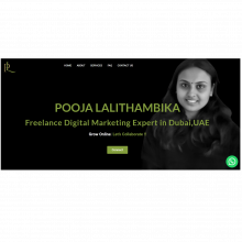 Digital Marketing Expert - Pooja Lalithambika Logo